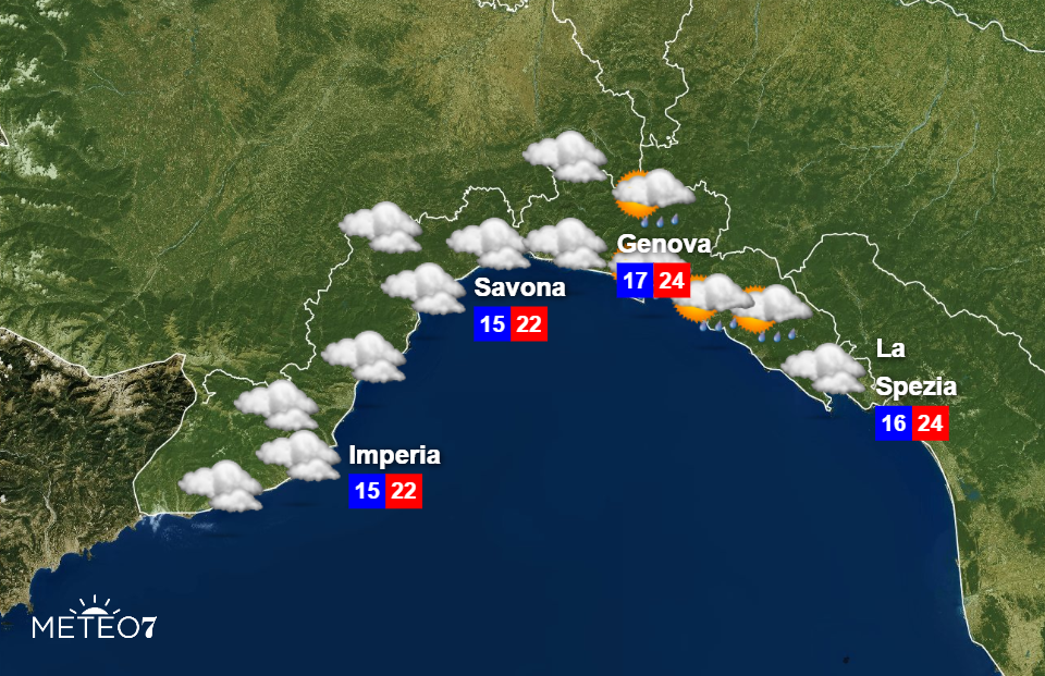 METEO Liguria: PIOGGIA Per Lunedì 28 E Martedì 29 Ottobre 2019 In ...