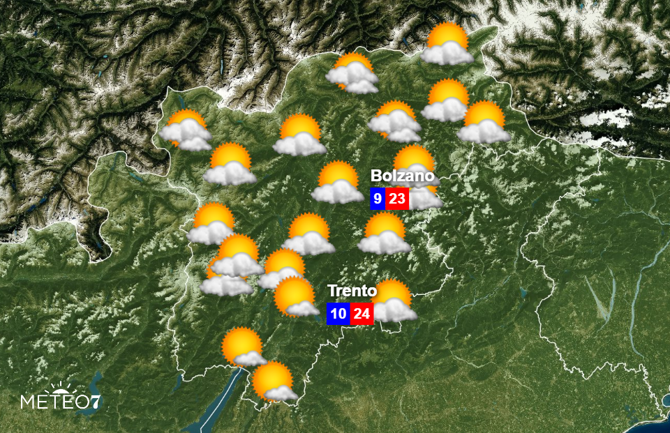 METEO Trentino: PEGGIORAMENTO Del Tempo Per Lunedì 28 E Martedì 29 ...