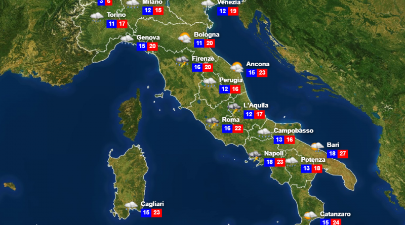 METEO Italia: QUI Le Previsioni Per Oggi, Domani Domenica 3 Novembre E ...