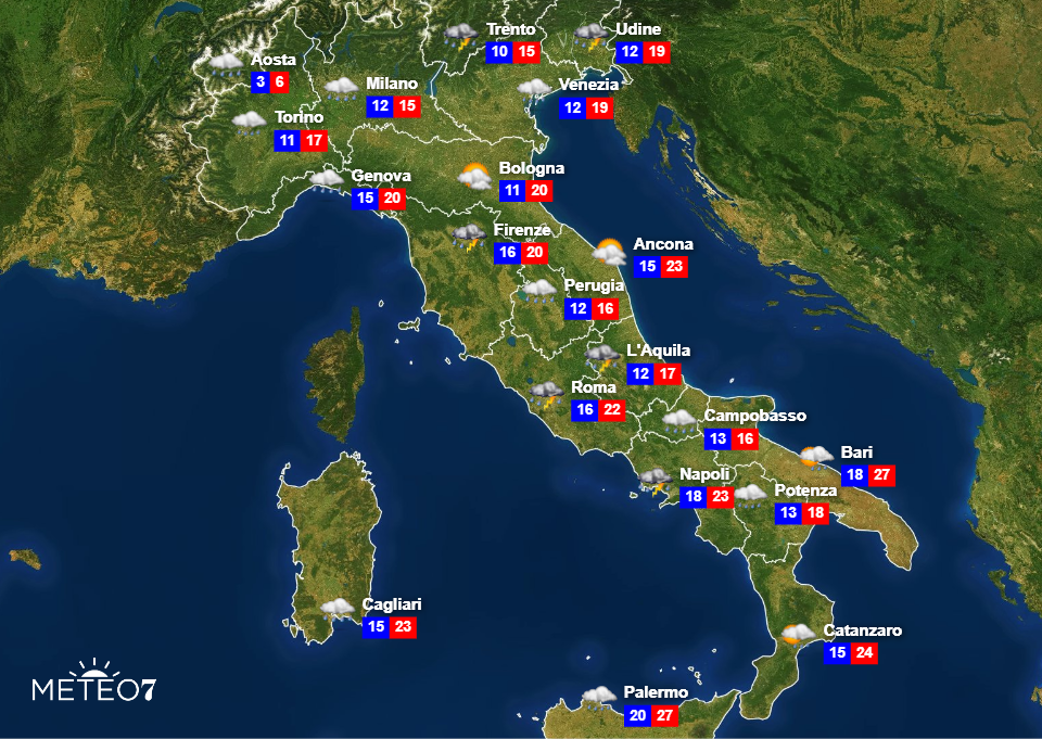 METEO Italia: QUI Le Previsioni Per Oggi, Domani Domenica 3 Novembre E ...