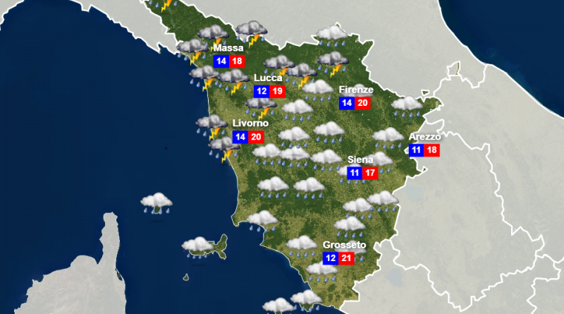 Meteo Toscana. 2 Novembre 2019