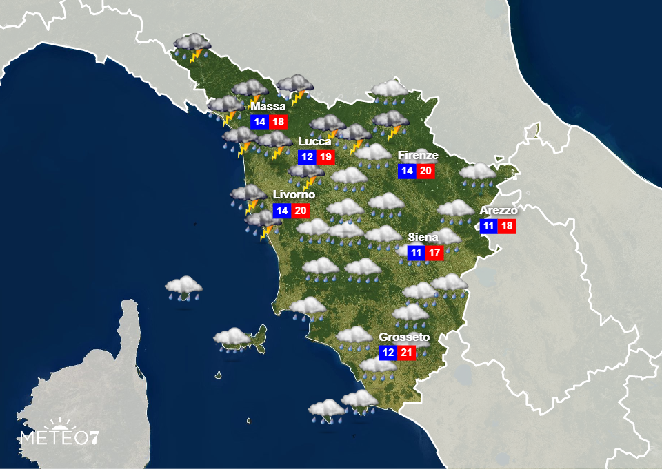 Meteo Toscana. 2 Novembre 2019