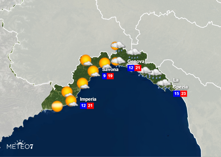 METEO Liguria: ALLERTA METEO GIALLA Per Lunedì 4 Novembre 2019, Rischio ...