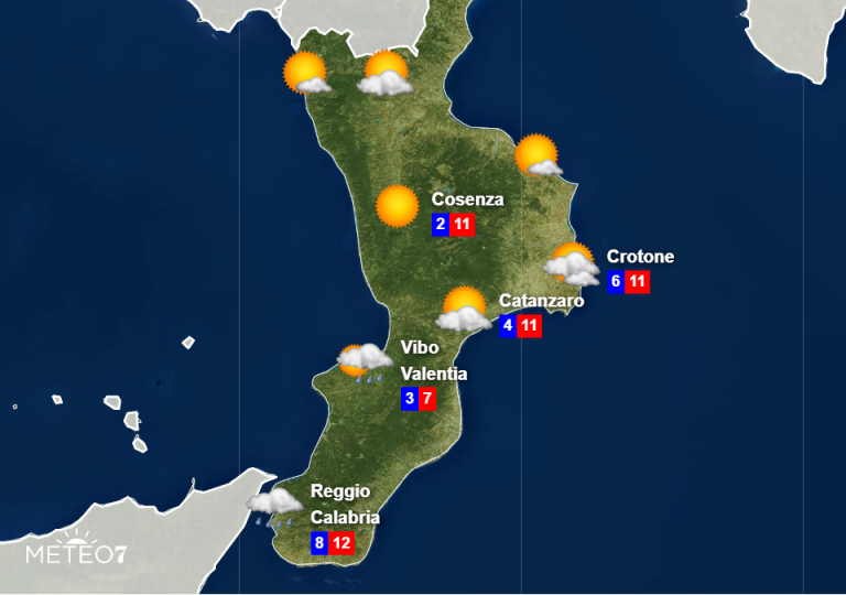 METEO Calabria: NEVE E FORTE Maltempo Per Martedì 24 E Mercoledì 25 ...